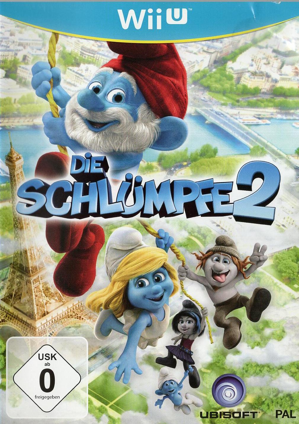 Die Schlümpfe 2 - Nintendo Wii U Vorderseite