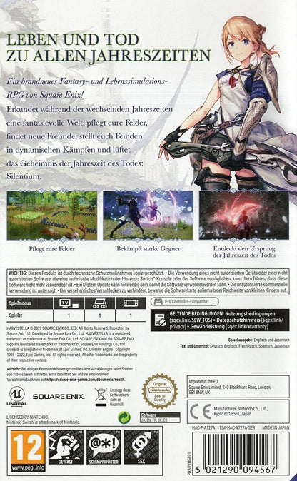 Harvestella - Nintendo Switch Rückseite