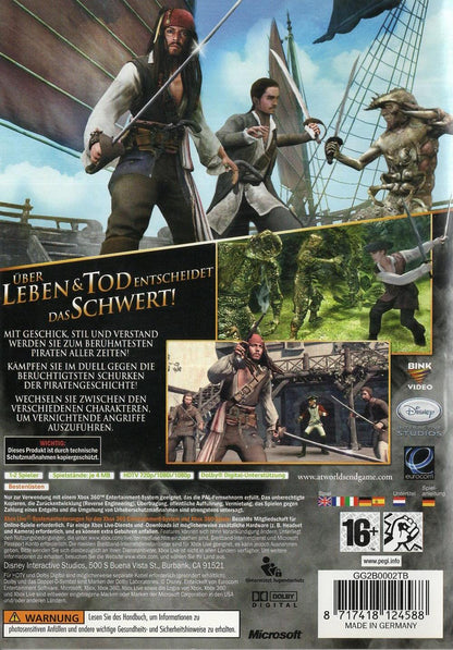 Pirates of the Caribbean: Am Ende der Welt - Xbox 360 Rückseite