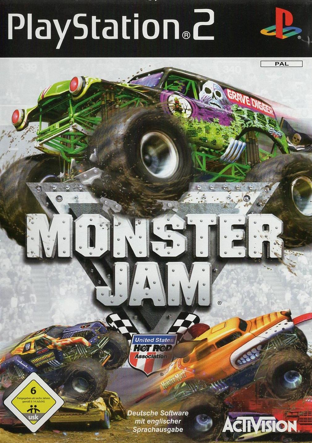 Monster Jam - PlayStation 2 Vorderseite