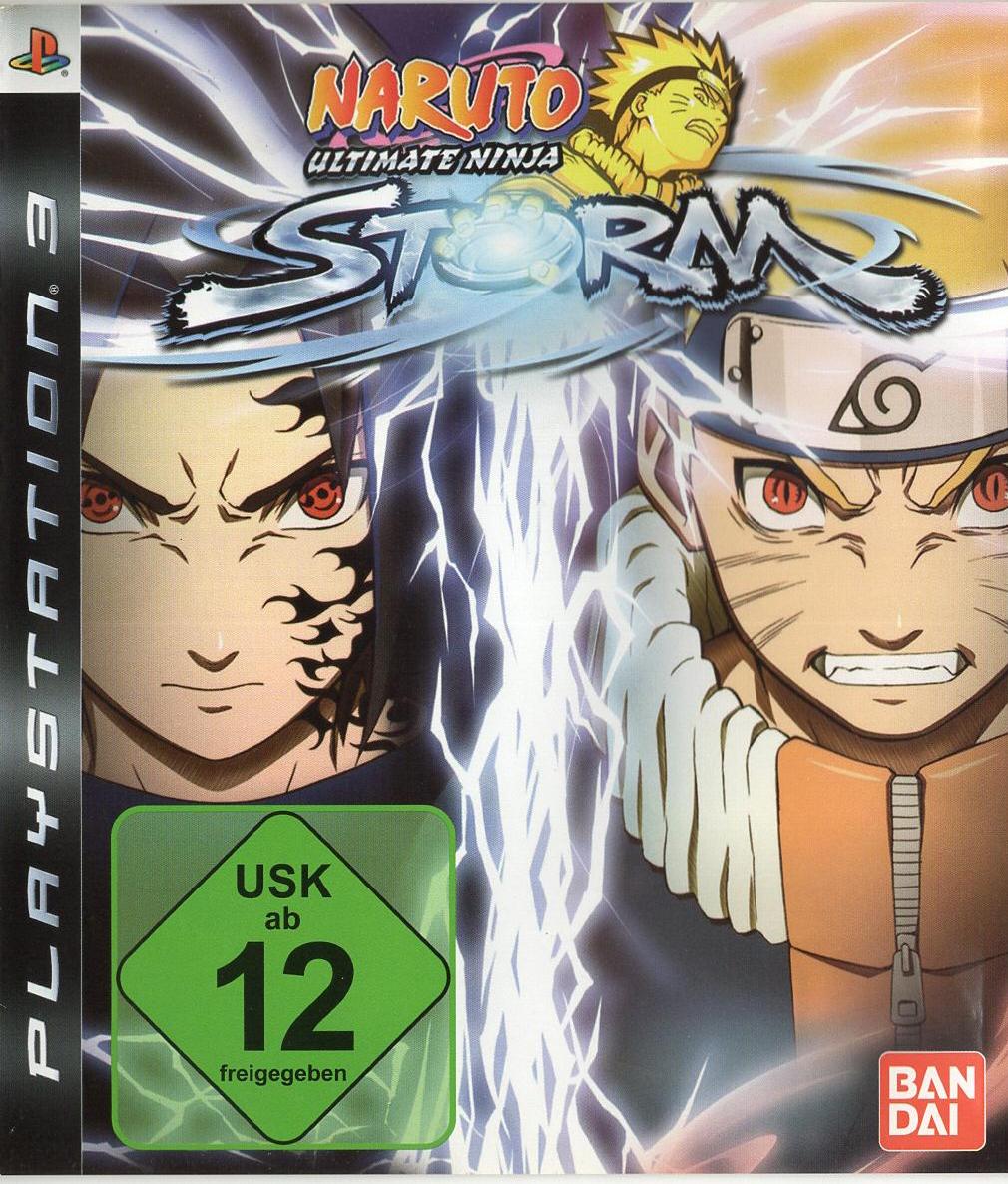 Naruto Ultimate Ninja Storm - PlayStation 3 Vorderseite