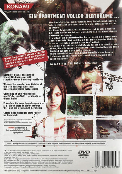 Silent Hill 4: The Room - PlayStation 2 Rückseite